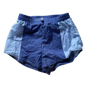 Gymshark Pulse 2 In 1 Shorts Women's‎ SMALL Blue Lined Lightweight Run Yoga 2"✅